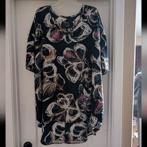 Floral Patterned Blouse Melissa McCarthy 2X